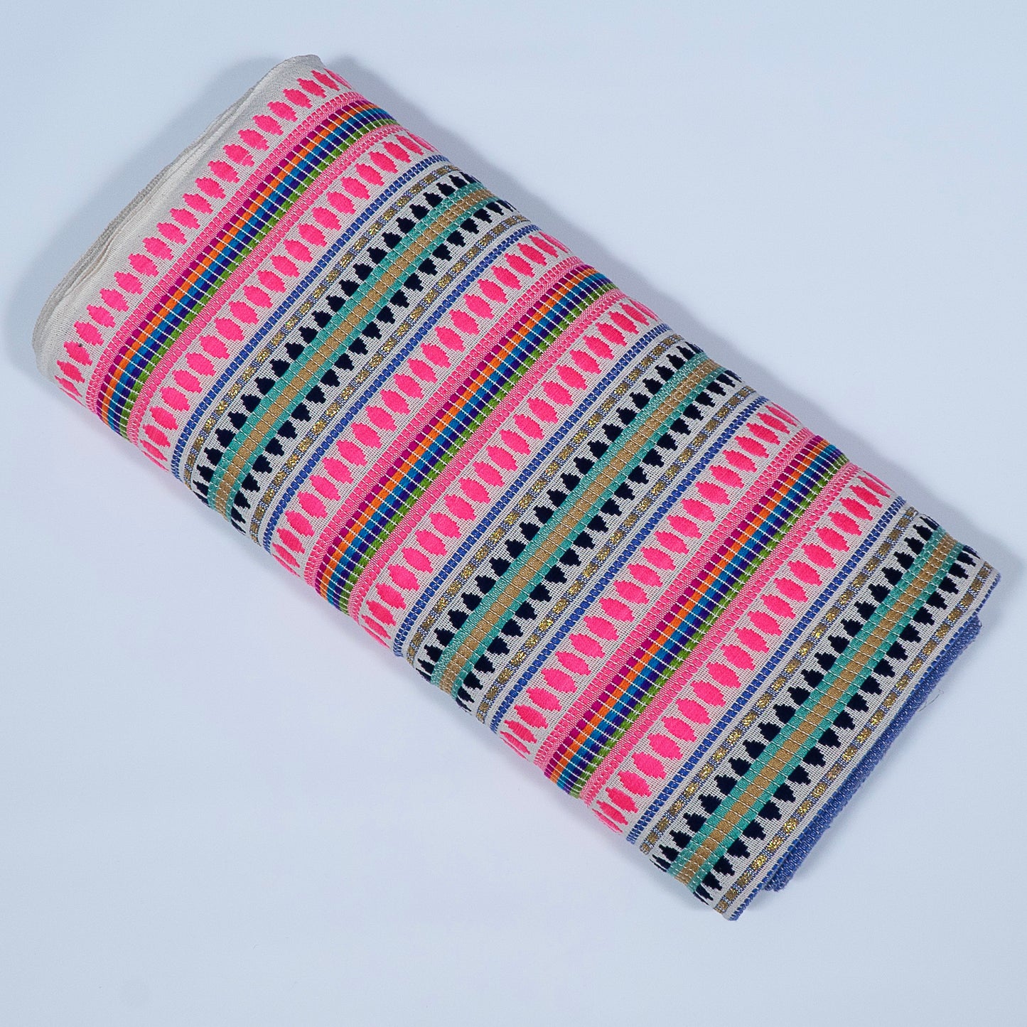 Multicolor Capsule Cotton Blend Jacquard | SKU: J-536