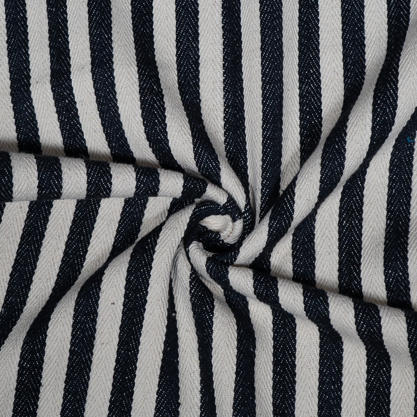 Black & White Stripe Cotton Jacquard (Sku: J-67)