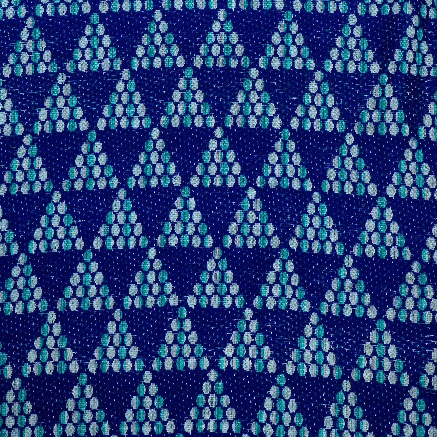 Blue Cotton Acrylic Jacquard (Sku: J-88)
