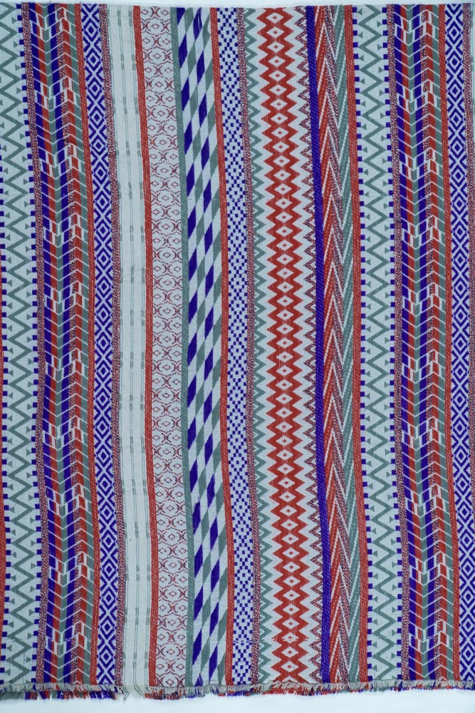 Multicolor Cotton Blend Jacquard (Sku: JDD-201)