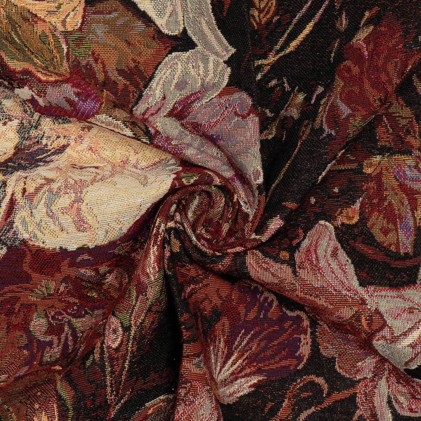 Multicolor Floral Design Cotton Blend Jacquard (SKU: JDD-378)