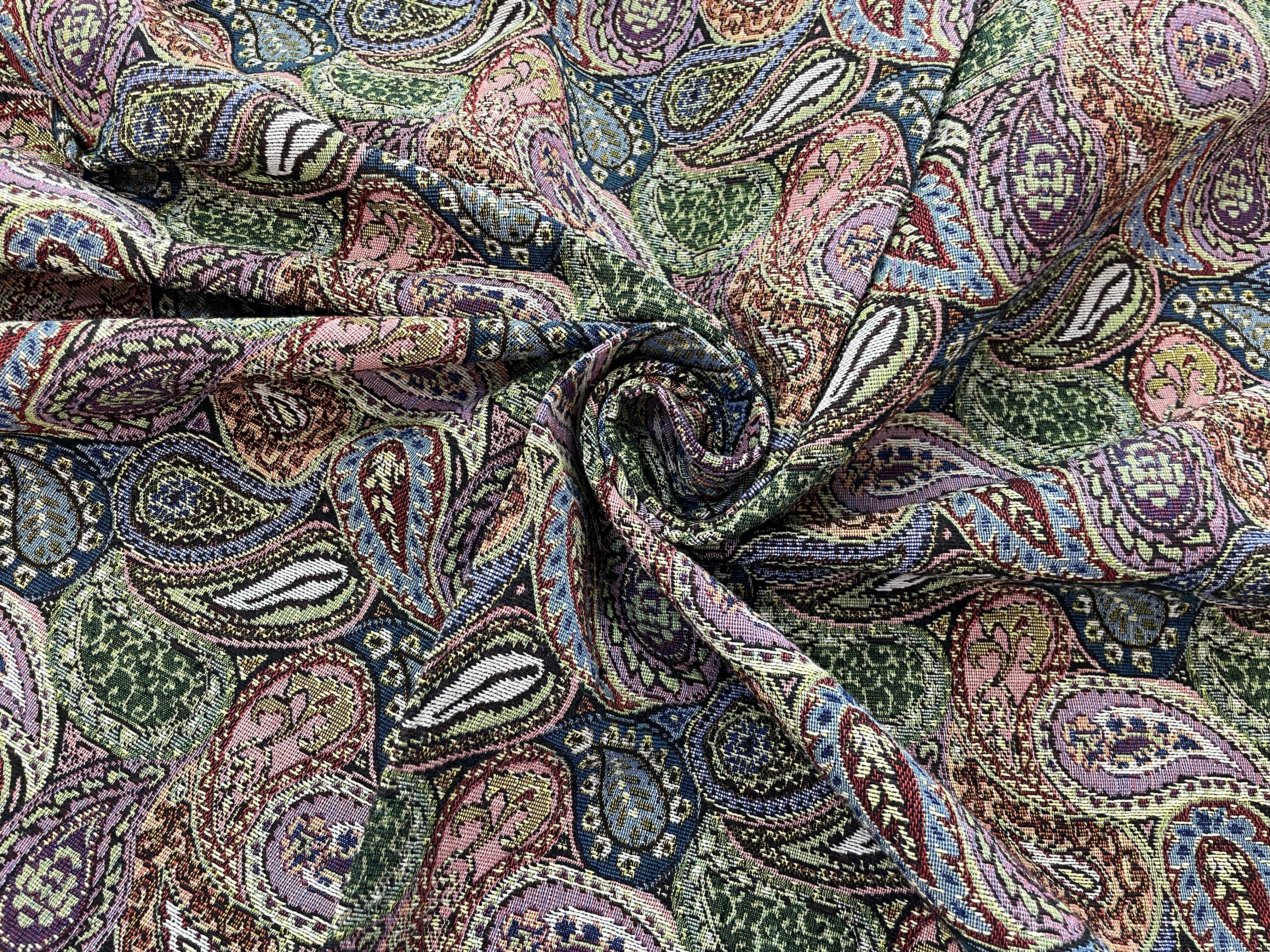 Multi Colour Cotton Jacquard Fabric (Sku: JDD-411)