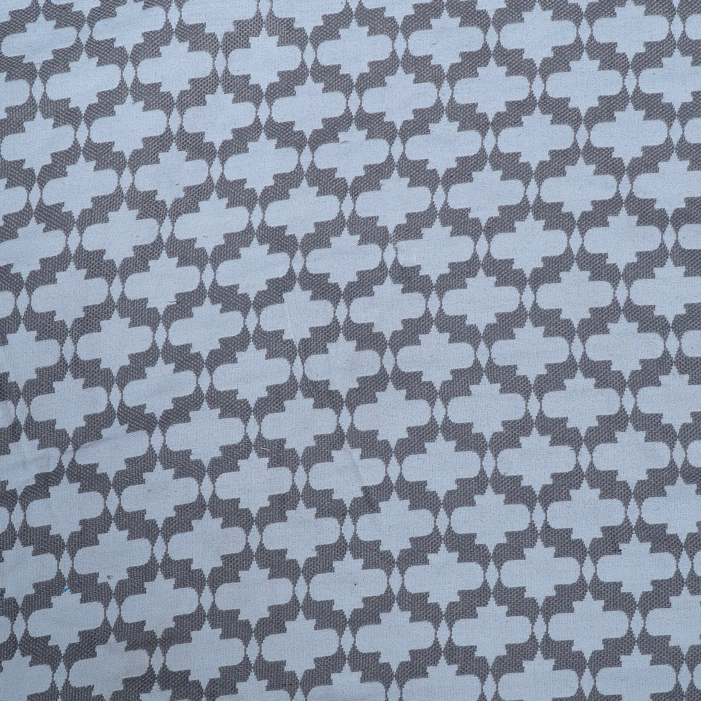 White & Beige Color Texture Cotton Jacquard (Sku: JDD-423)