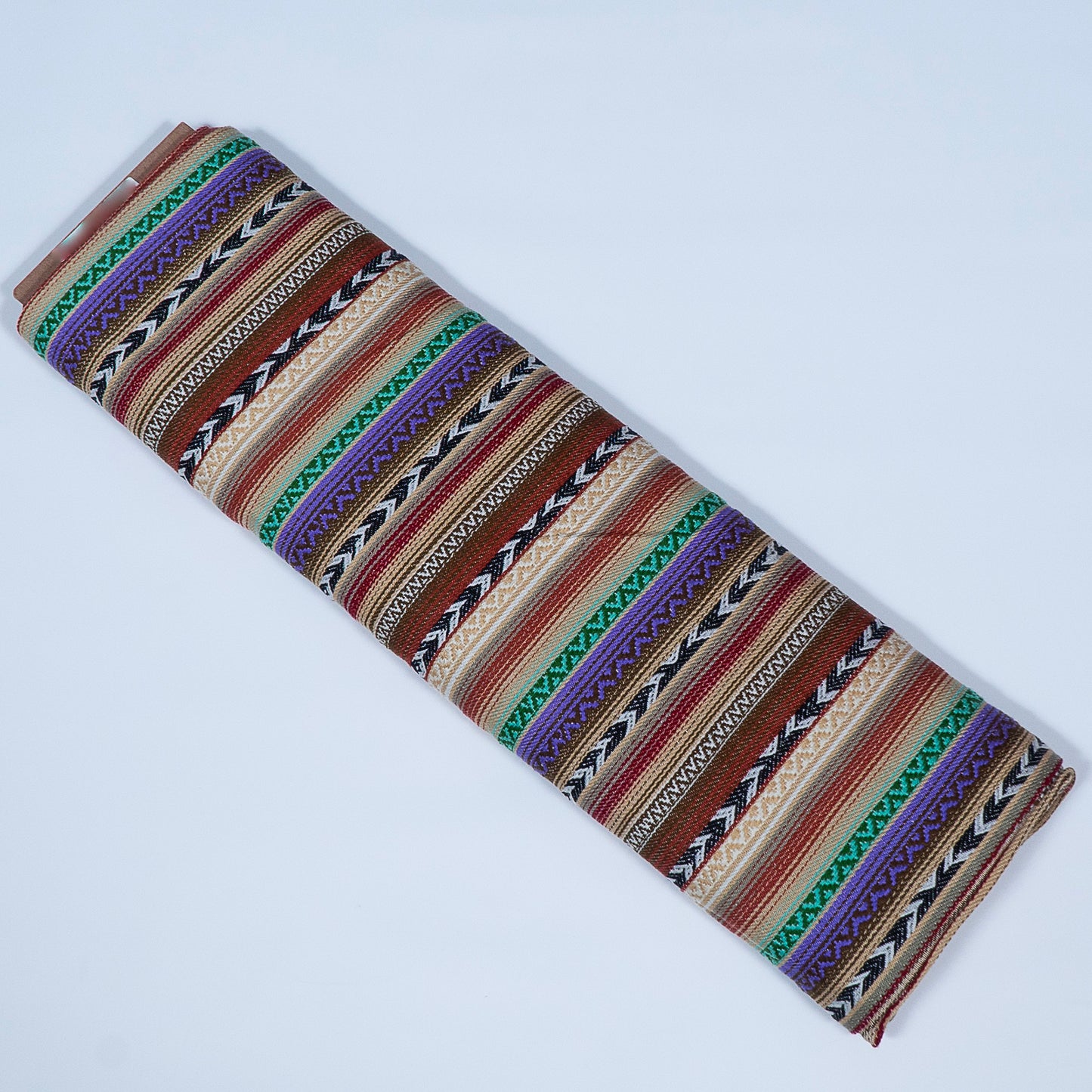 Multicolor Stripe Design Cotton Acrylic Jacquard | SKU: JDD-424