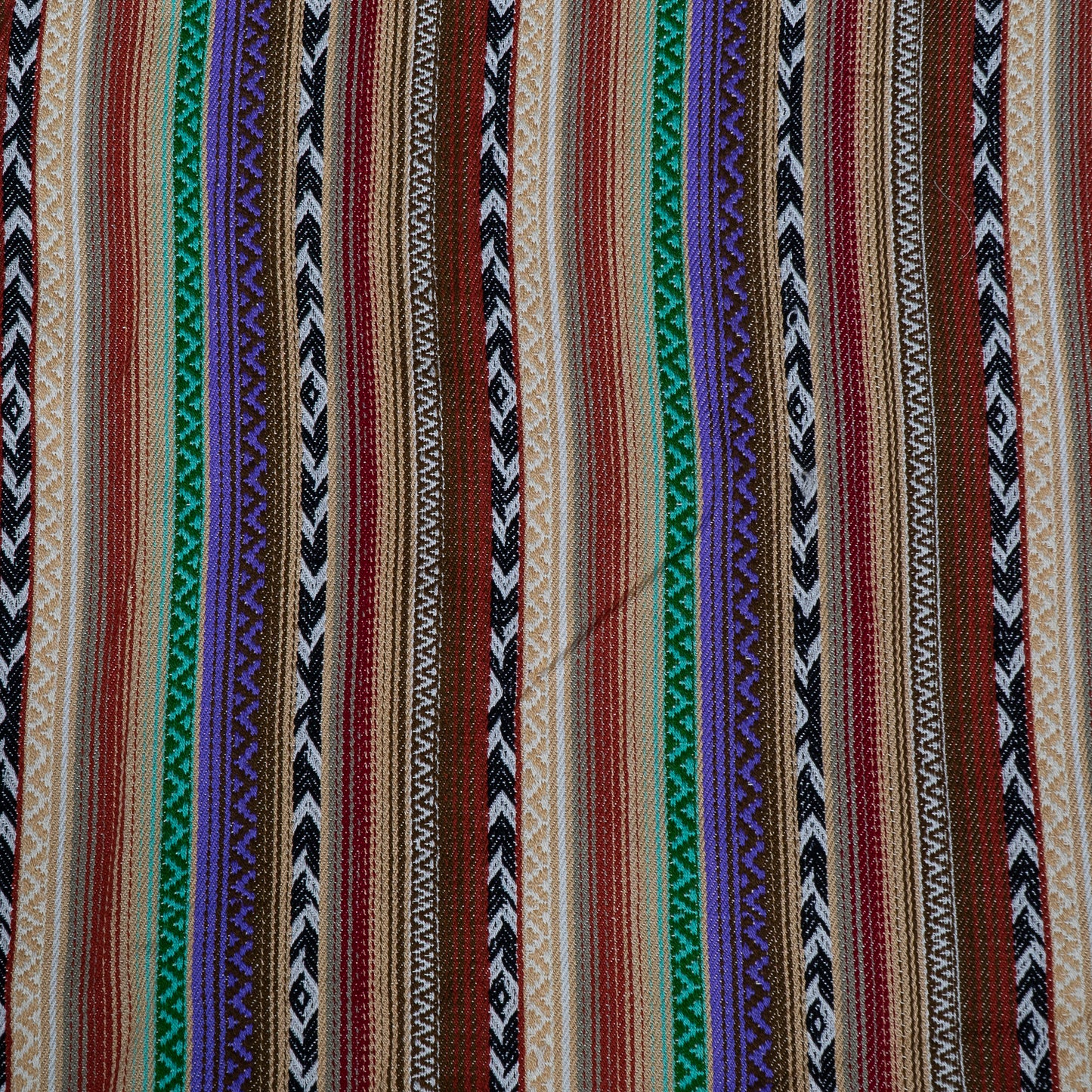 Multicolor Stripe Design Cotton Acrylic Jacquard (Sku: JDD-424)