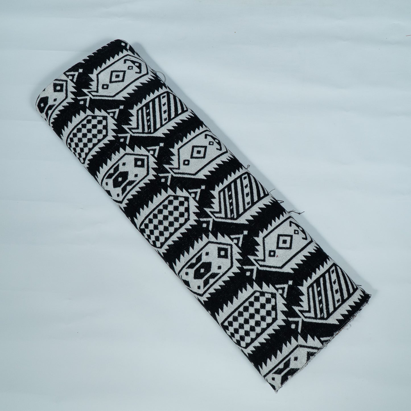 Black & White Abstract Design Cotton Blend Jacquard | SKU: JDD-486
