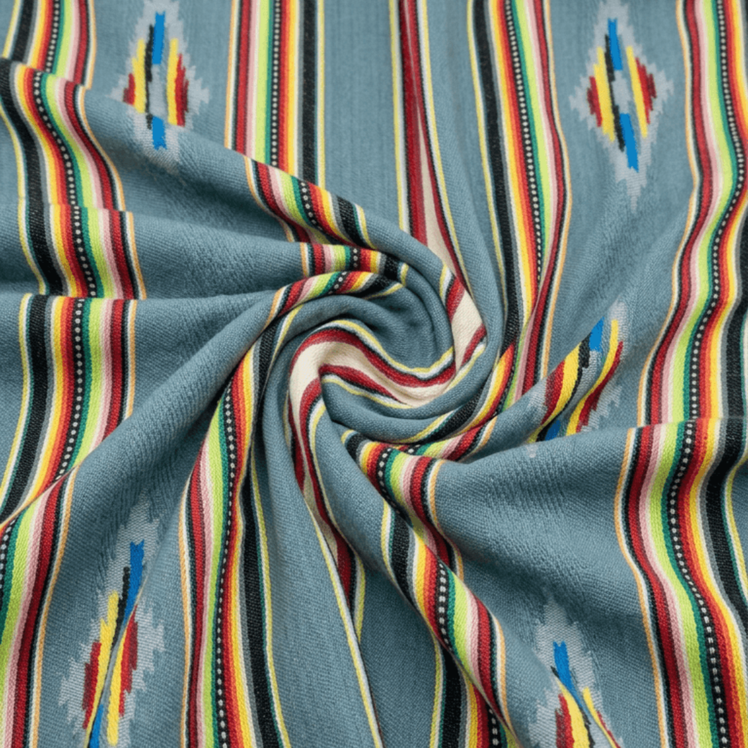 Olive Green & Multicolor Lightweight Cotton Jacquard | SKU: JDD-521