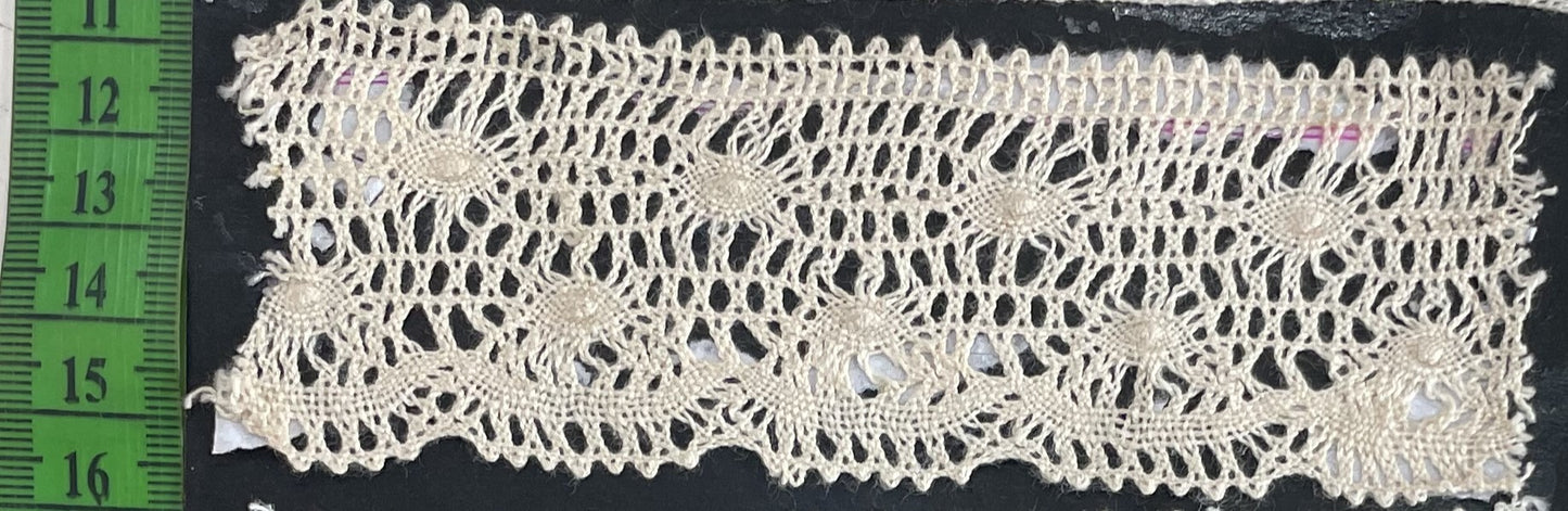 White Dyeable Crochet lace (Sku: K-11)