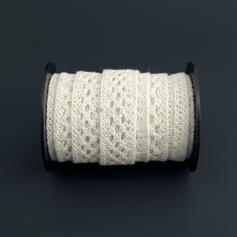 White Dyeable Crochet lace (Width : 3 cm & Sku: K-20)