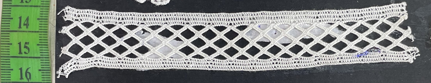White Dyeable Crochet Lace (Sku: K-74)