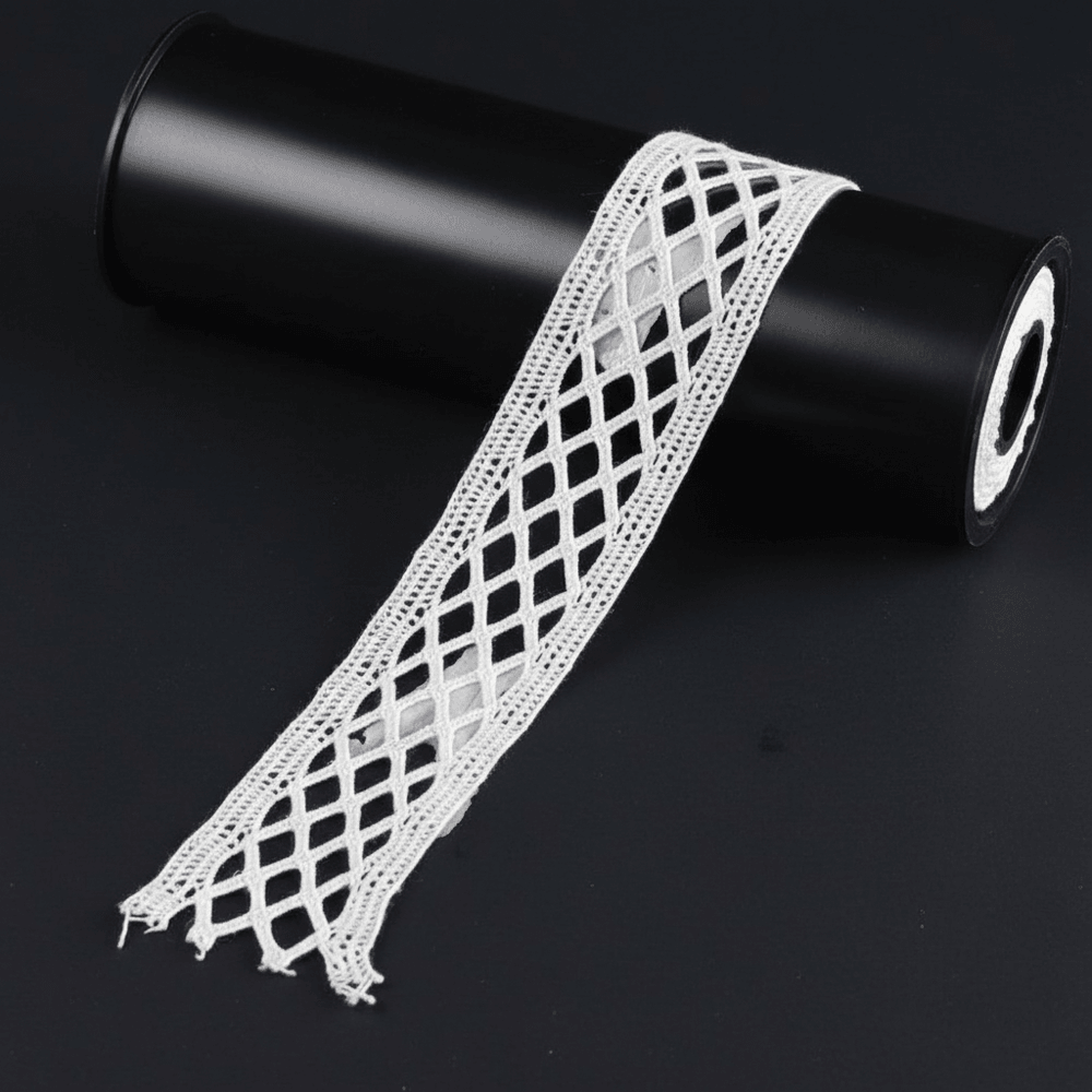 White Dyeable Crochet Lace (Width : 1 Inch & Sku: K-74)