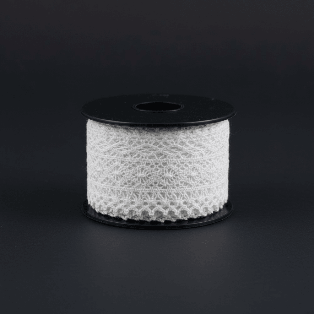 White Dyeable Crochet Lace (Width : 1 Inch & Sku: K-83)