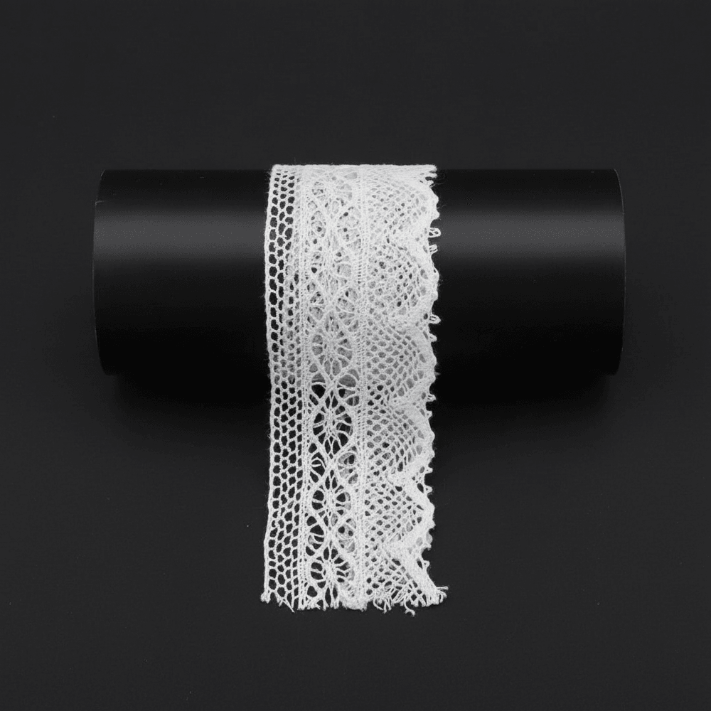 White Dyeable Crochet Lace (Width : 1.5 Inch & Sku: K-89)