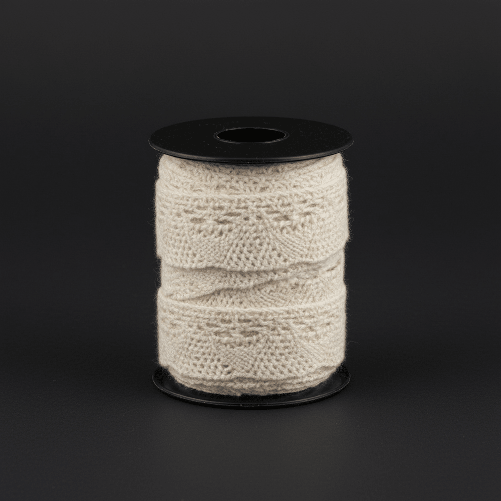 White Dyeable Crochet lace (Width : 0.5 Inch & Sku: K-9)