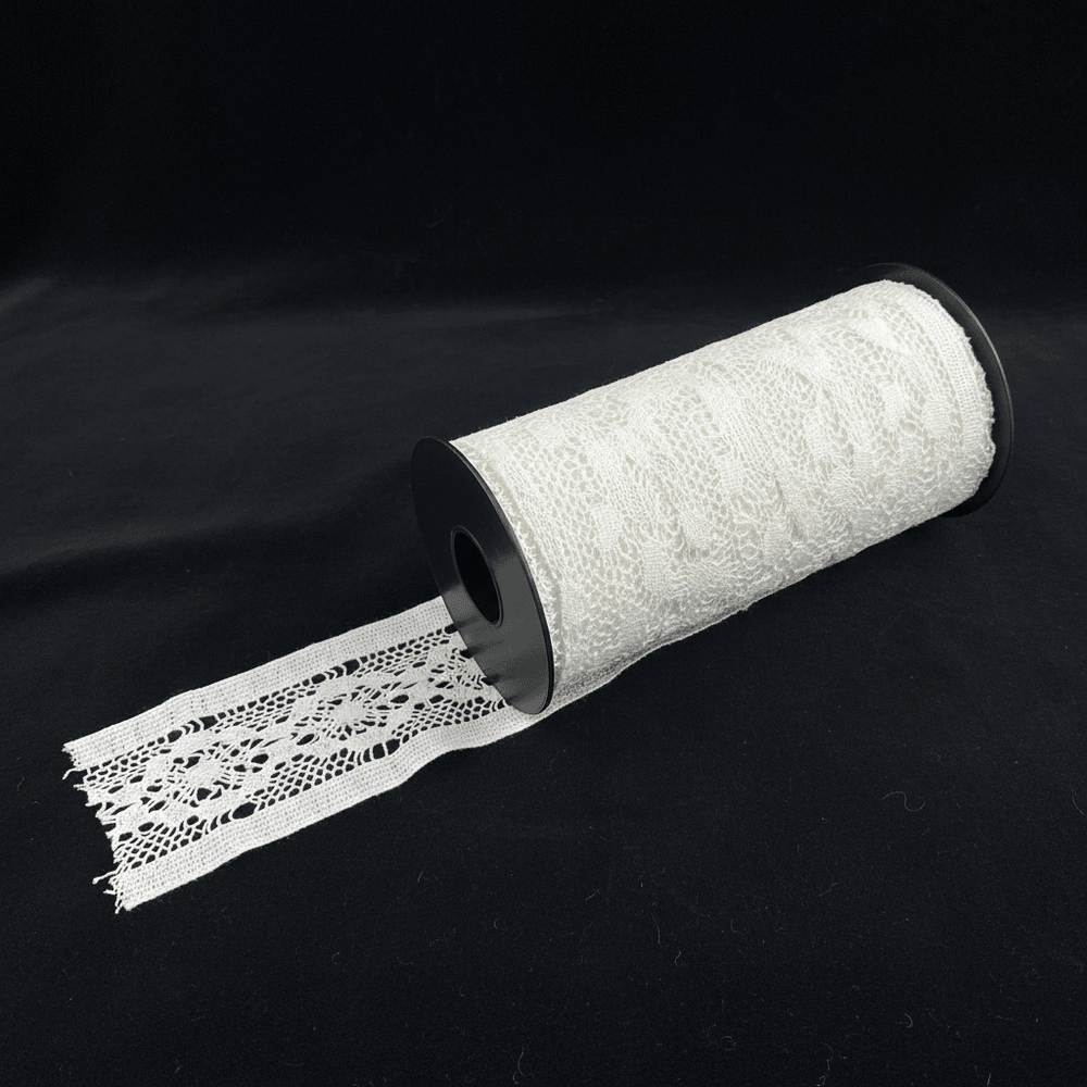 White Dyeable Crochet Lace (Width : 1.5 Inch & Sku: K-90)