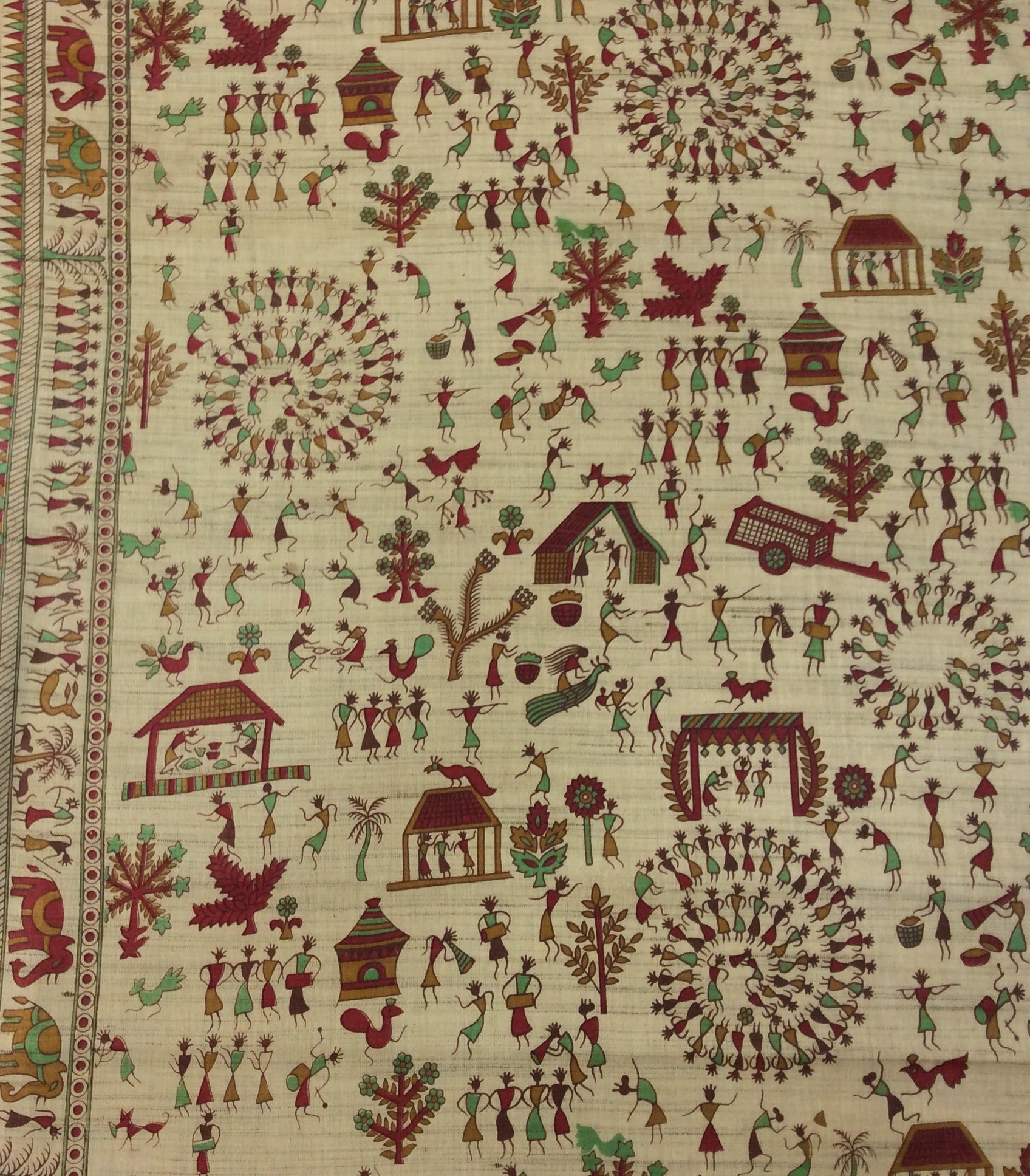 Khadi Silk Print Fabric