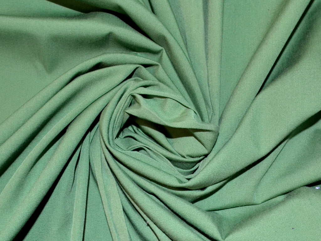 Green Cotton Poplin Lycra