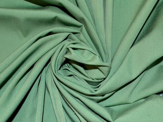Green Cotton Poplin Lycra