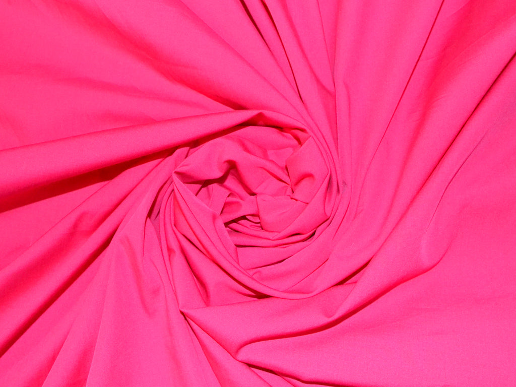Pink Cotton Poplin Lycra