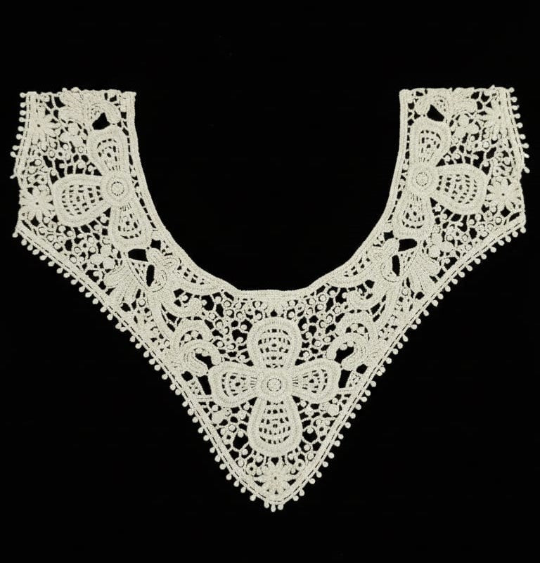 Off White Cotton Patch ( Width : 12 Inch & Length : 8 Inch )