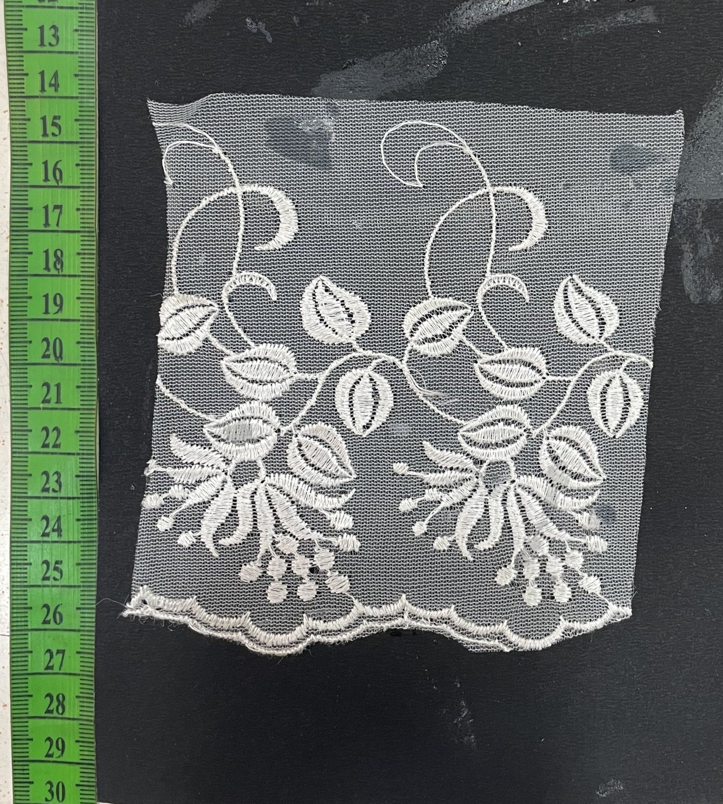 White Cotton Dyeable Net Lace (Sku: N-42)