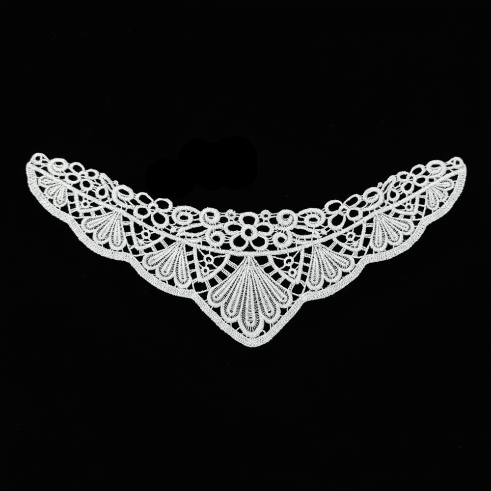 White Dyeable Polyester Neck Patch ( Width : 9 Inch & Lenght : 4 Inch )