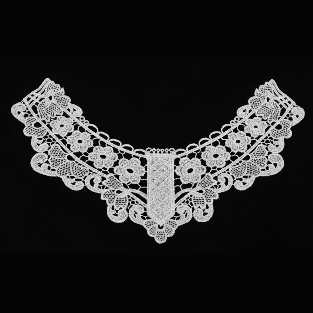 White Dyeable Polyester Neck Patch ( Width : 11 Inch & Lenght : 7 Inch )