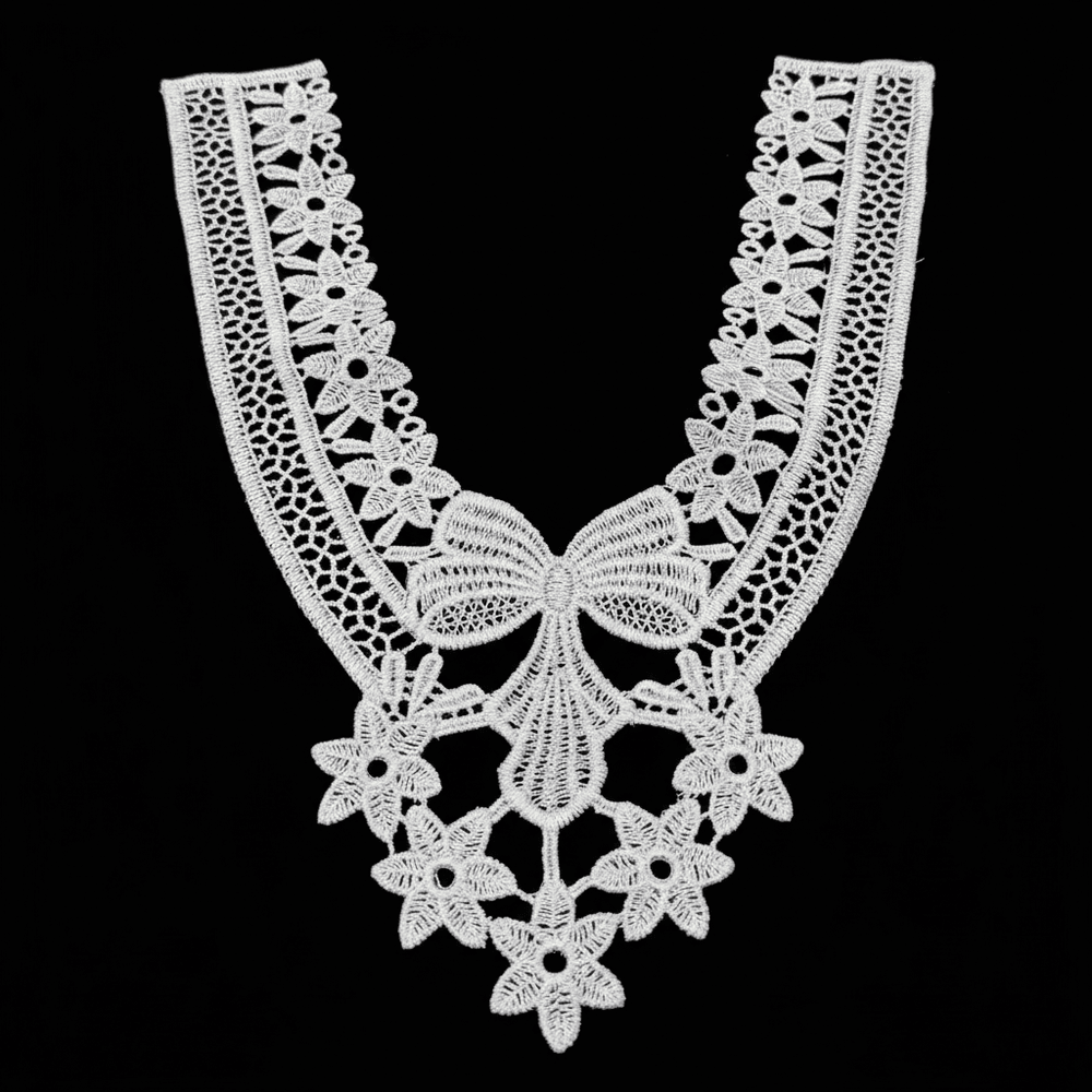 White Dyeable Polyester Neck Patch ( Width : 7 Inch & Lenght : 11 Inch )