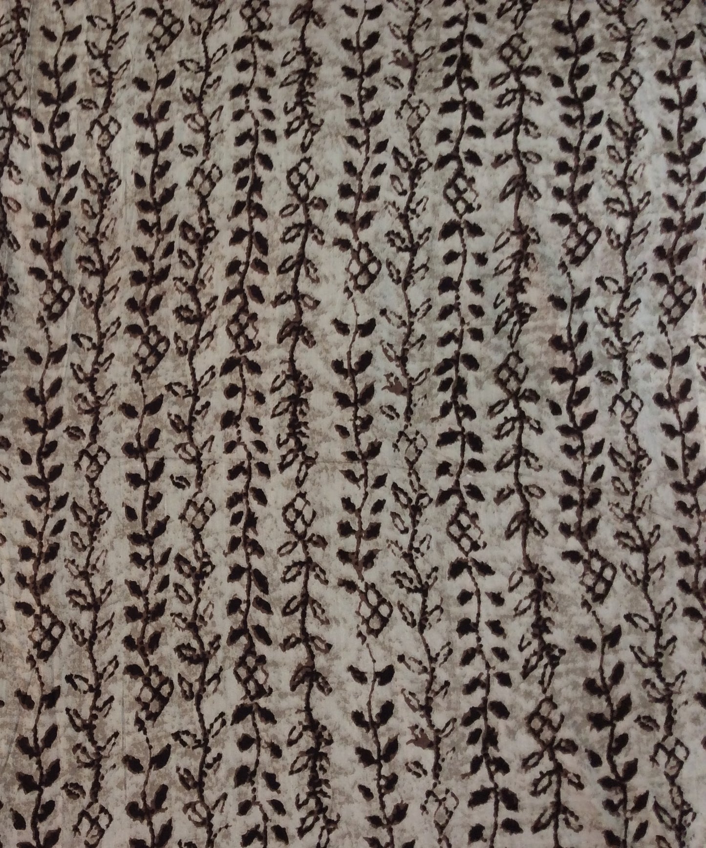 Brown Rayon Print