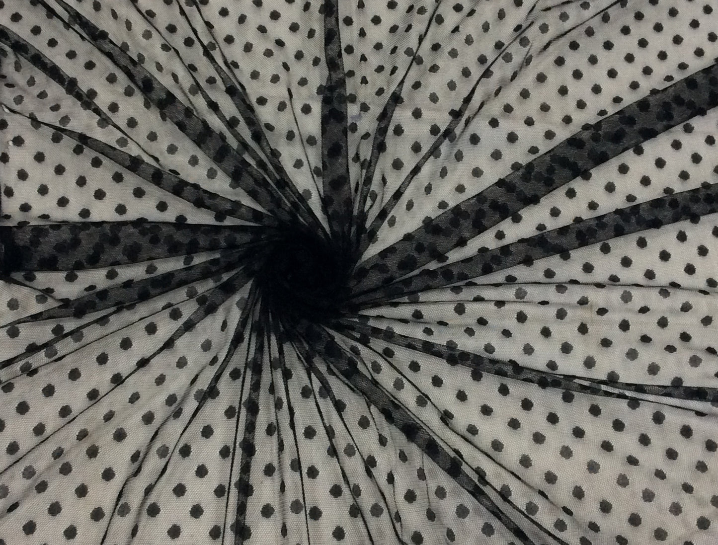 Black And White Nylon Net Dyed & Dyeable (Sku: S-119)
