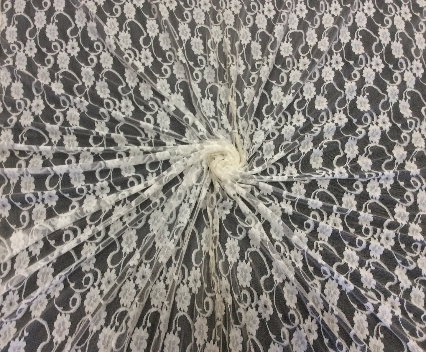 White Nylon Net Dyed & Dyeable (Sku: S-141)