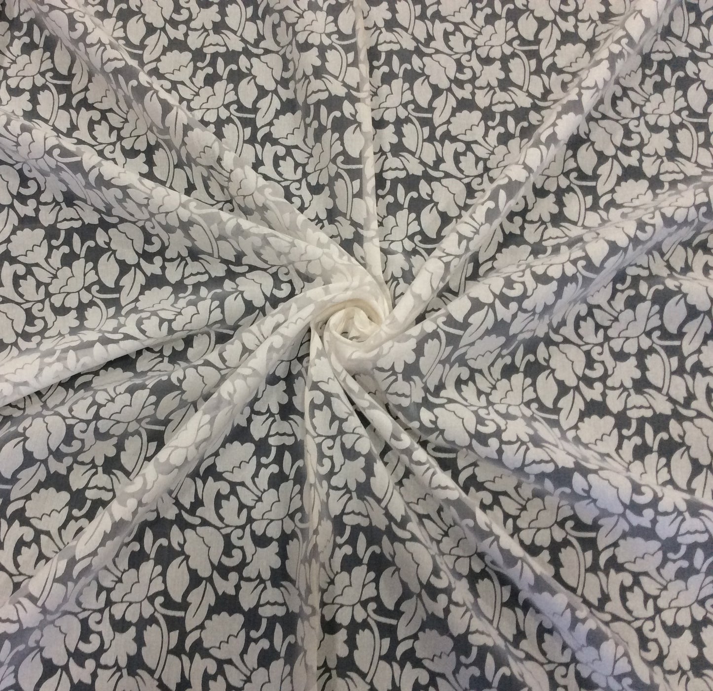 White Nylon Net Dyed & Dyeable (Sku: S-147)
