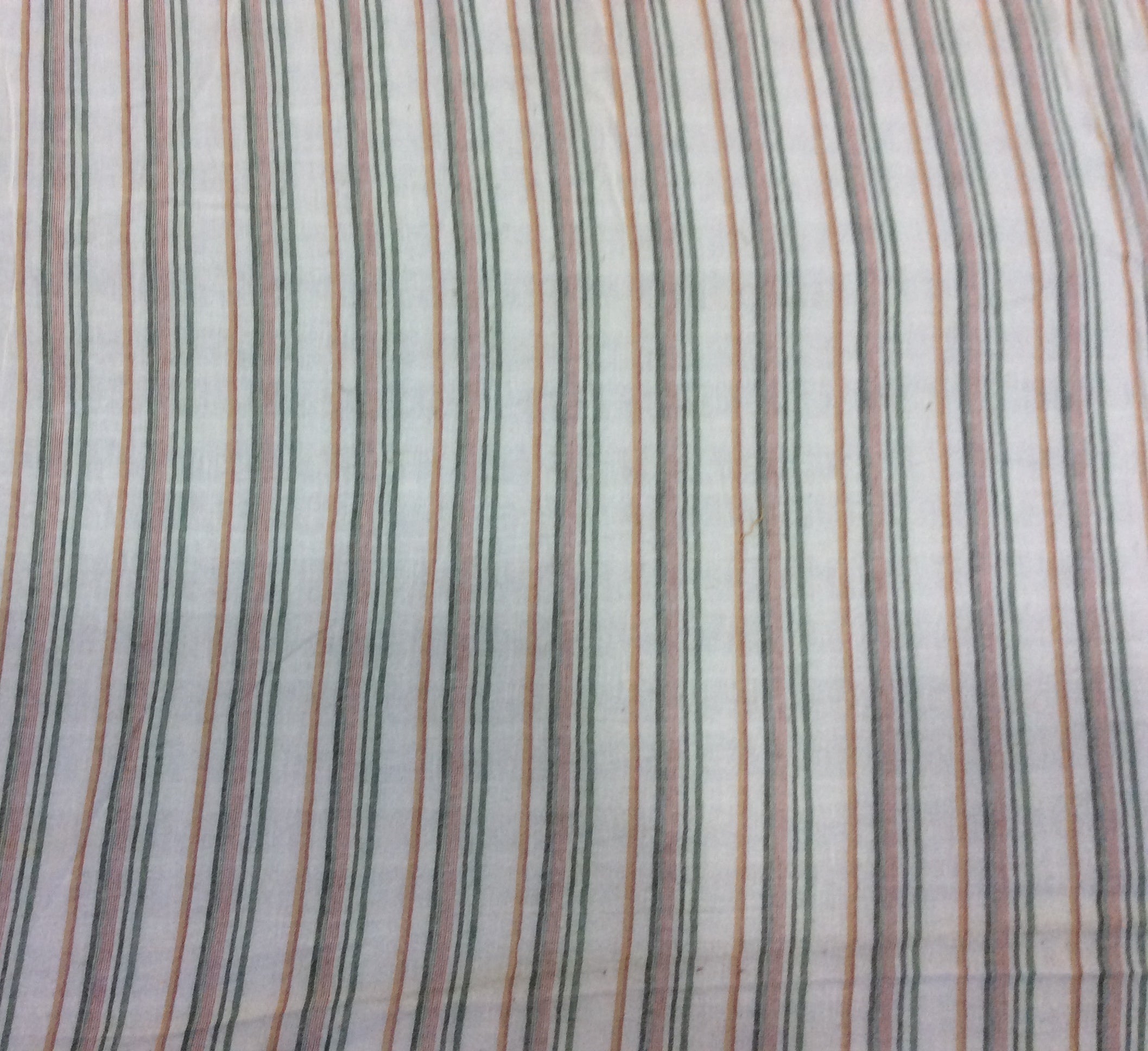 White Cotton Crepe Checks Stripes (Sku: S-17)
