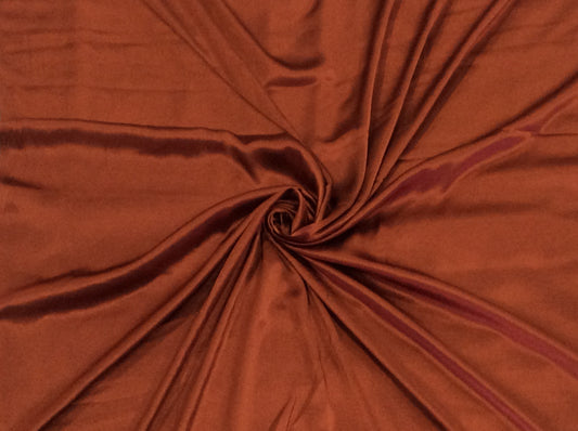 Brown Satin Dyed Polyester (Sku: S-234)