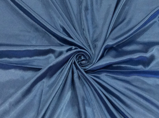 Blue Satin Dyed Polyester (Sku: S-238)