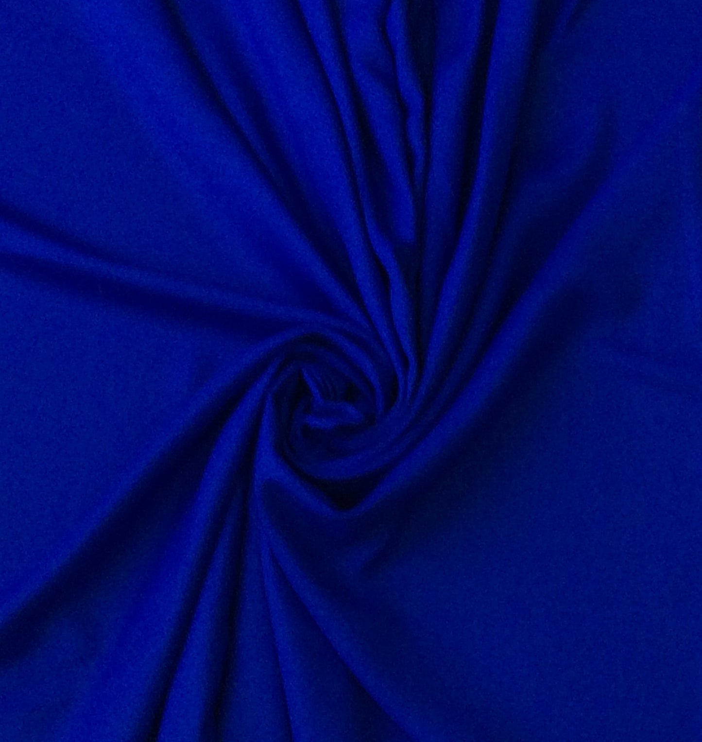Blue Cotton Blend Spun Dyed
