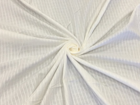 White Cotton Leno Self Dyeable (Sku: S-44)