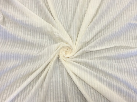 White Cotton Leno Self Dyeable (Sku: S-52)