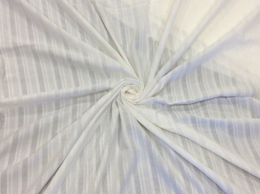 White Cotton Leno Self Dyeable (Sku: S-54)
