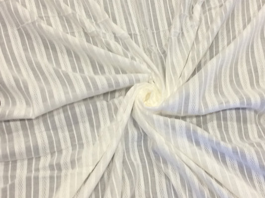 White Cotton Leno Self Dyeable (Sku: S-61)