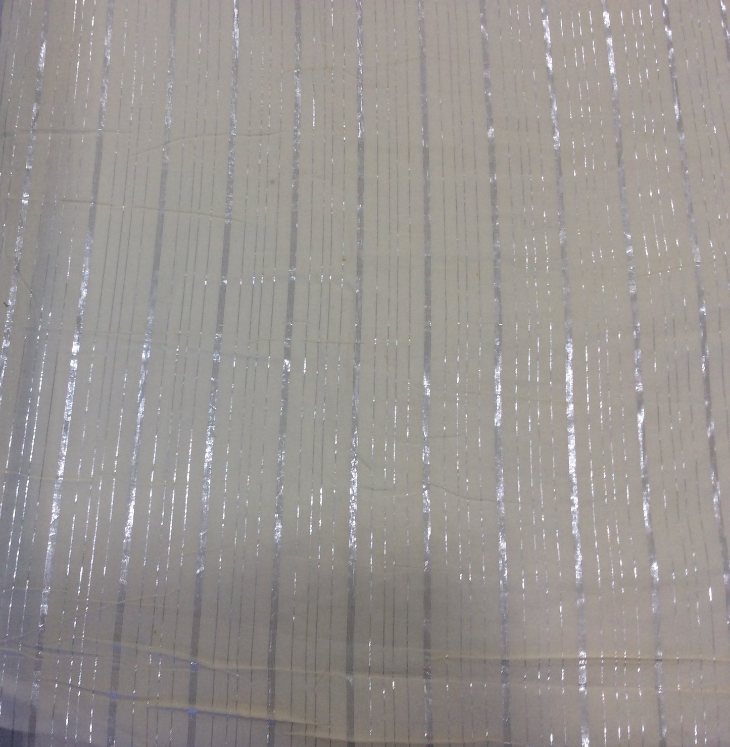 White Cotton Lurex Dyeable (Sku: S-74)