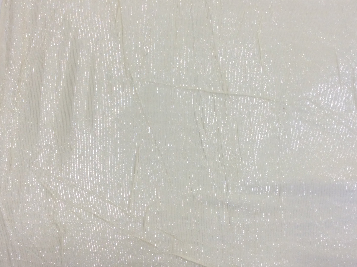 White Cotton Lurex Dyeable (Sku: S-80)