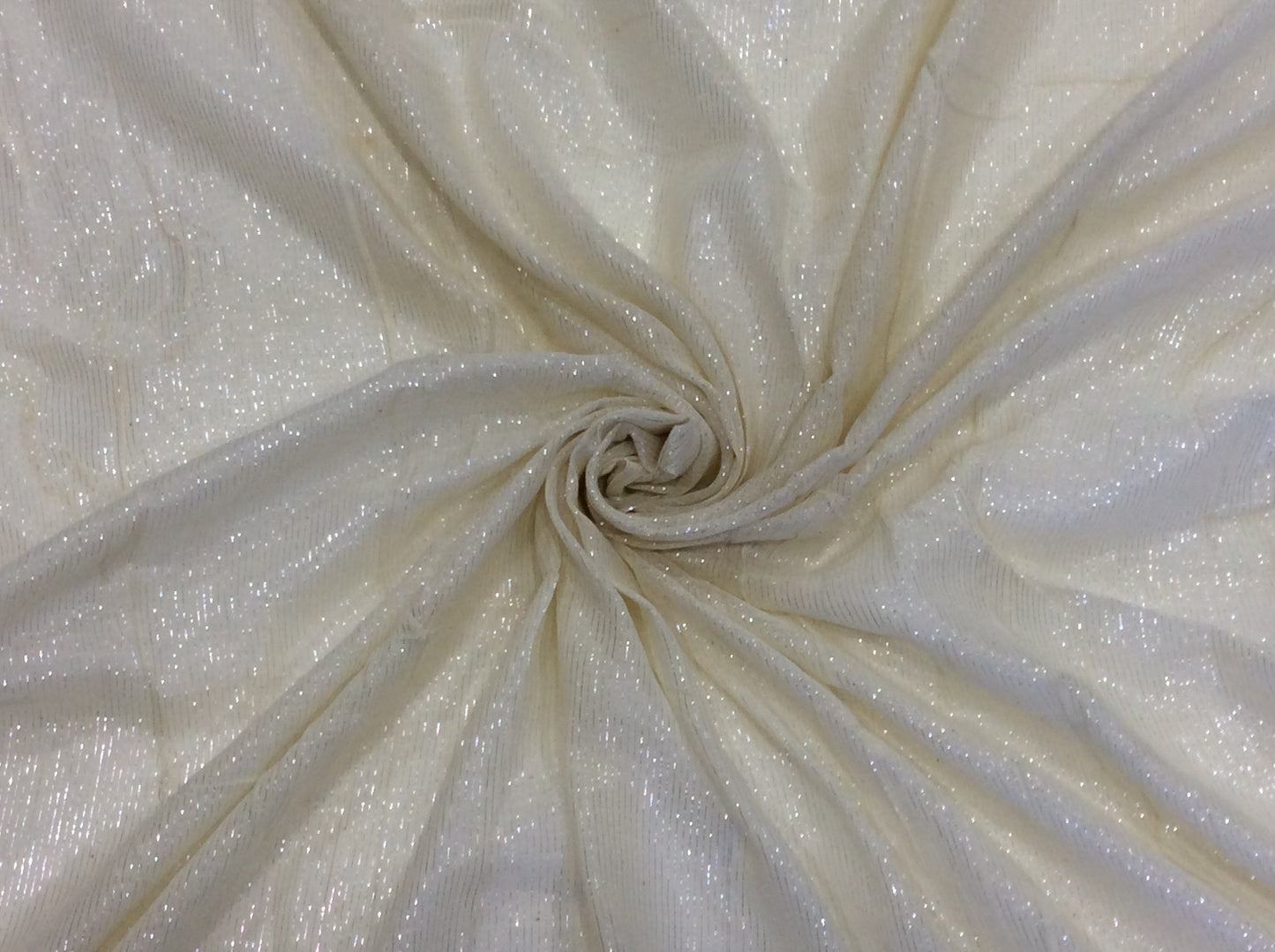 White Cotton Lurex Dyeable (Sku: S-80)