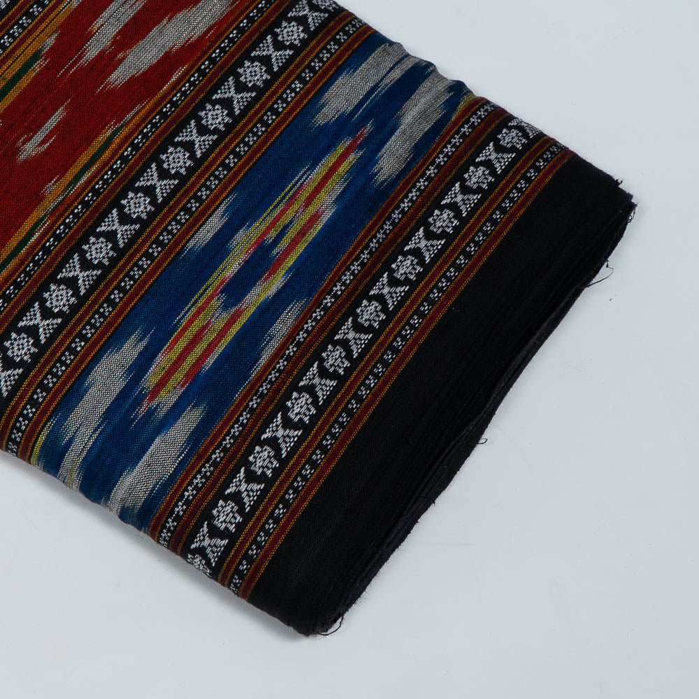 Multicolor Cotton Dobby Handloom Ikat (SKU: IKK-444)