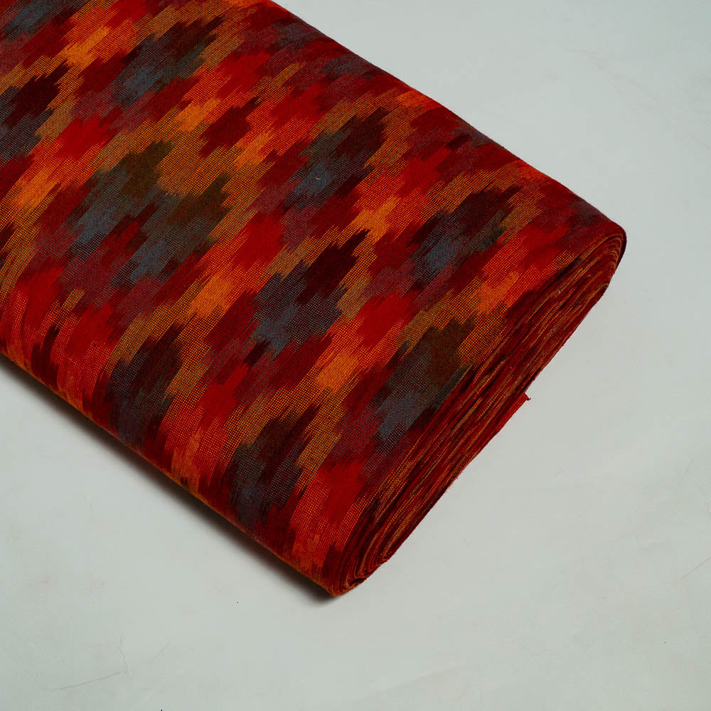 Multicolor Fine Cotton Handloom Ikat (SKU: IKK-539)
