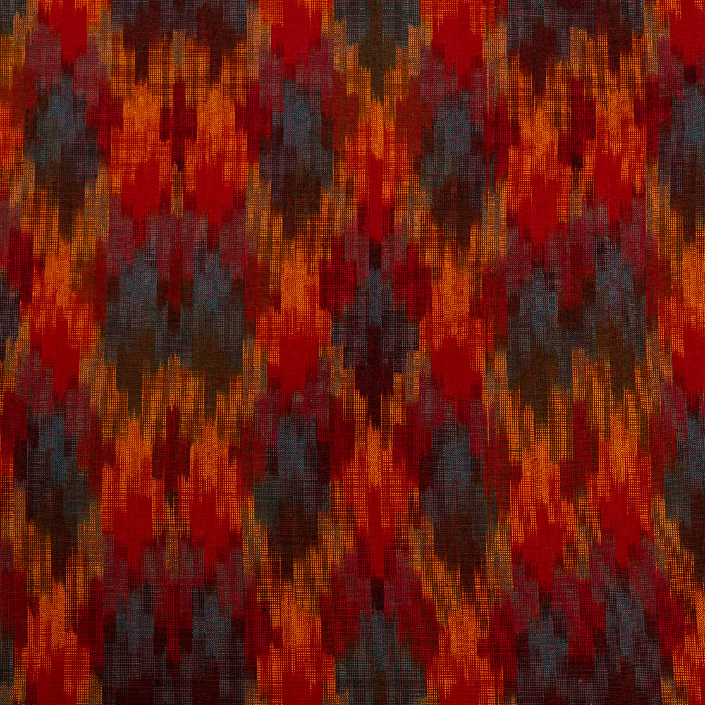Multicolor Fine Cotton Handloom Ikat (SKU: IKK-539)