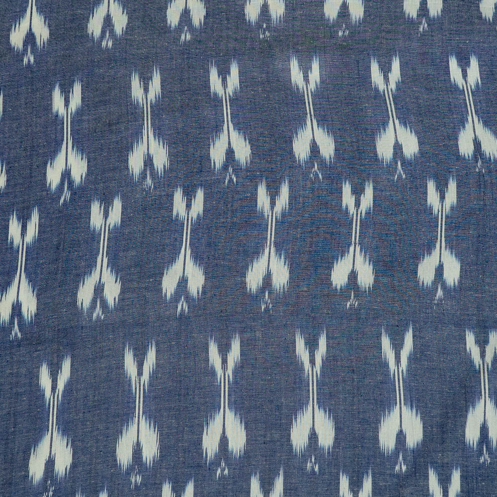 Blueish Grey Cotton Handloom Ikat (SKU: IKK-550)