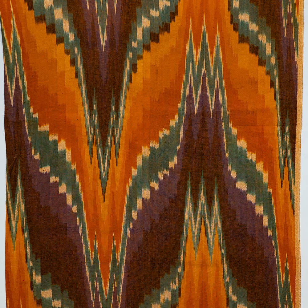 Multicolor Big Pattern Thick Cotton Handloom Ikat (SKU: IKK-581)