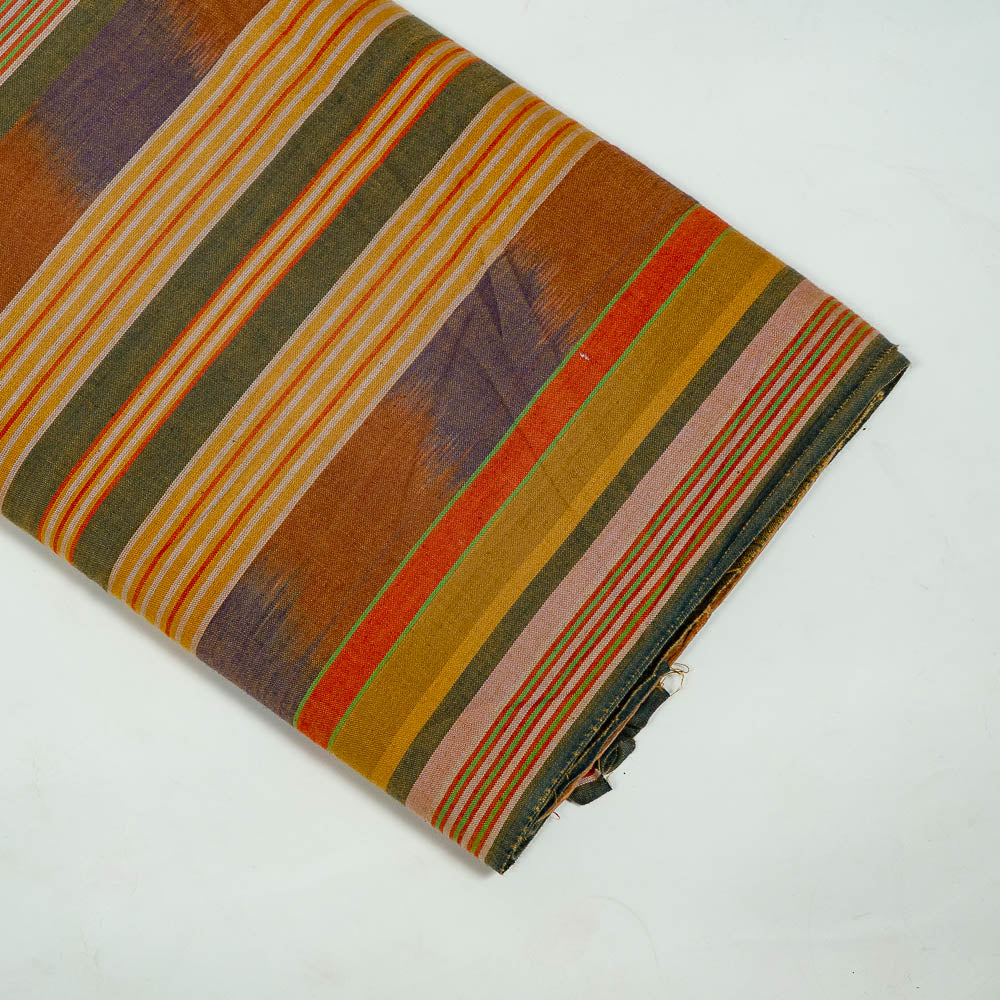 Multicolor Fine Cotton Handloom Ikat (SKU: IKK-585)