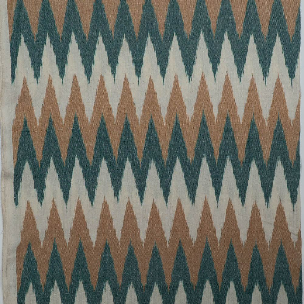 Multicolor Chevron Design Thick Cotton Handloom Ikat (SKU: IKK-607)